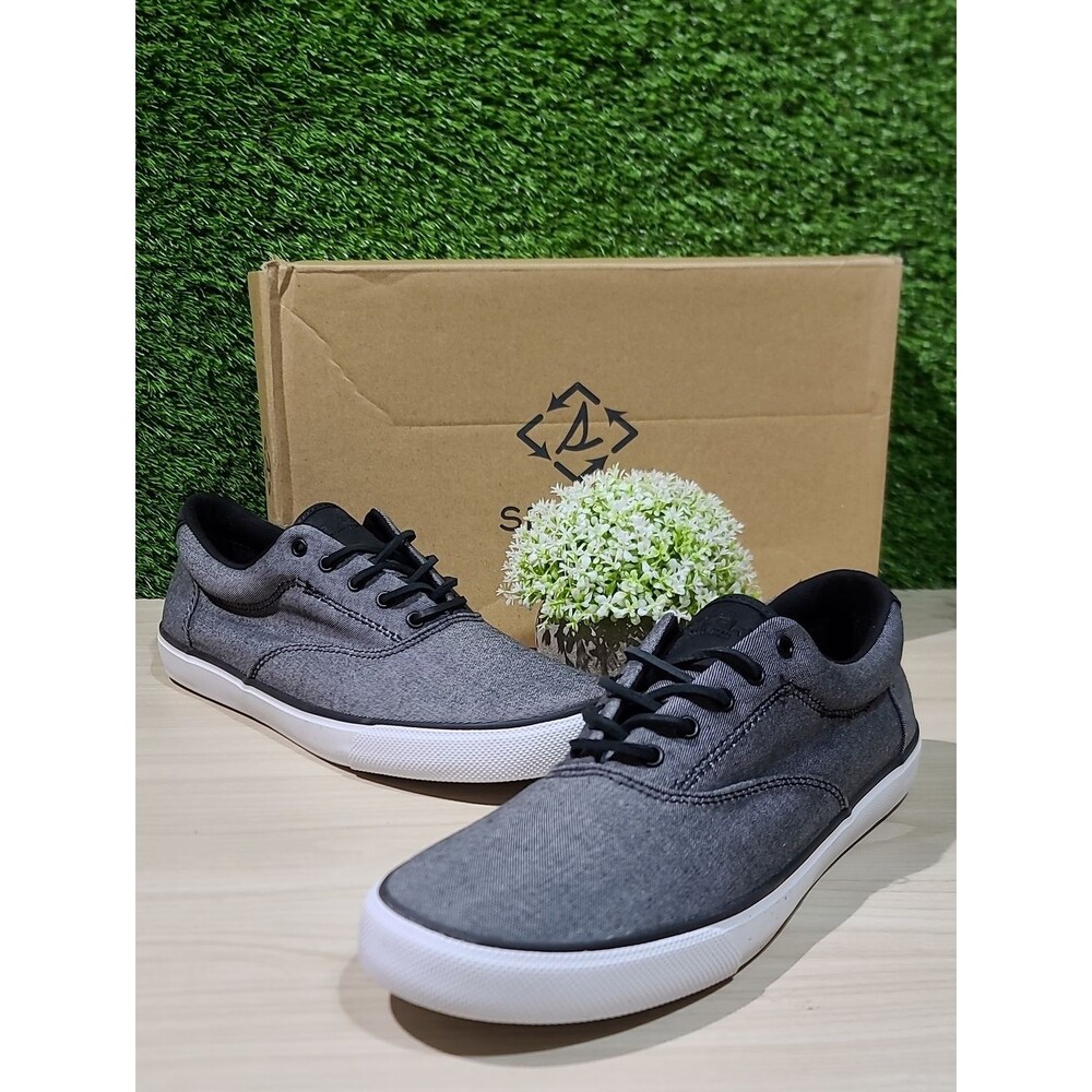 Sperry Striper SC Sneakers / Black Twill US Men's 11.5 NEW